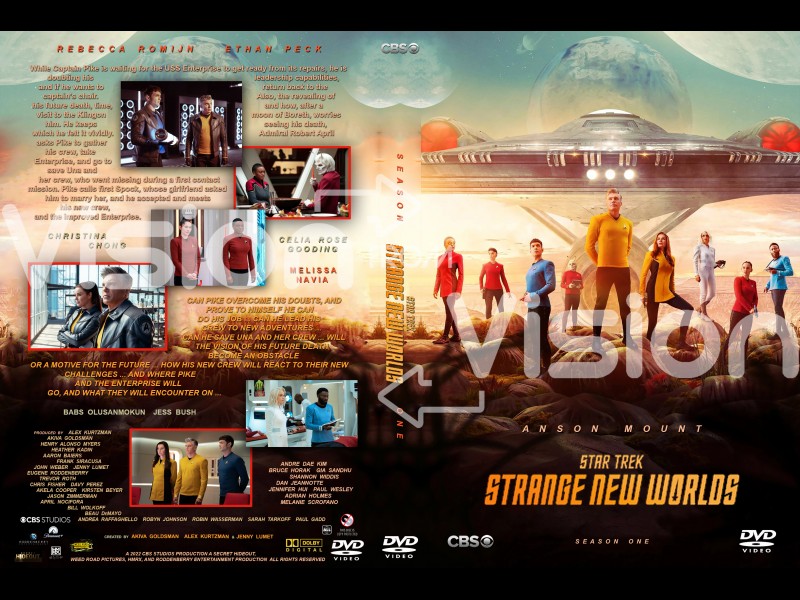 Star Trek Strange New Worlds  Season 1 Dvd