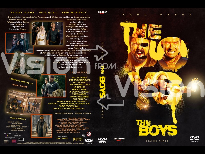 The Boys  Season 3 Dvd
