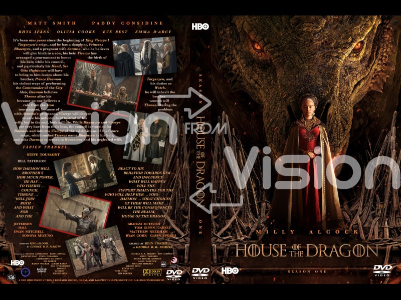 House Of The Dragon  Season 1 Dvd